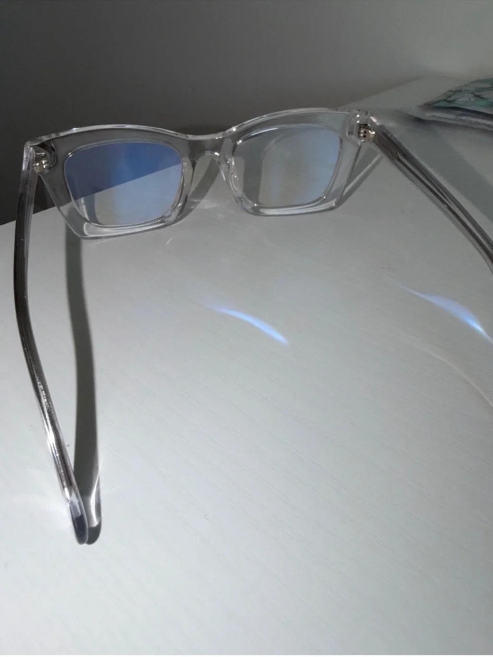 Anthropologie Helena, Blue Light Glasses, Clear Translucent Frame